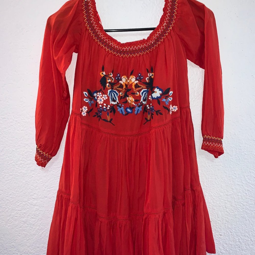 FREE PEOPLE off the shoulder dress (SO CUTE ON)